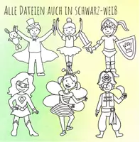 Vorschau - selbst erstellte Cliparts/Grafiken - Mega Paket Fasching / Karneval Clipart - Seite 2