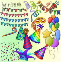 Vorschau - selbst erstellte Cliparts/Grafiken - Mega Paket Fasching / Karneval Clipart - Seite 3