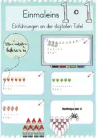 Vorschau - Präsentationen/Tafelbilder - Einführung Einmaleins – Multiplikation & Malfolgen – Digitale Tafel Klasse 2/3 - Deckblatt