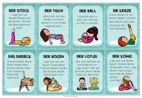 Vorschau - Bildkarten - Yoga Kids - 40 Yogaübungen für Kinder - Seite 3