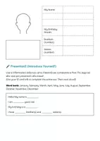 anteprima - Materiale di supporto/inclusione - INGLESE : mesi spiegazione, presentazione - Pagina 1