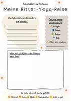 Vorschau - Arbeitsblätter - Ritter-Yoga - Seite 3