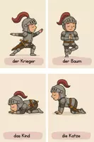 Vorschau - Arbeitsblätter - Ritter-Yoga - Seite 1