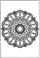 Vorschau - Mal- und Bastelvorlagen - Mandalas - Ausmalbilder - Vertretungsunterricht - Seite 3