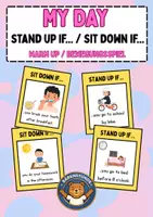 Vorschau - Spiele - My Day / Daily Routines: Stand Up If... / Sit Down If... (Warm-Up) - Deckblatt