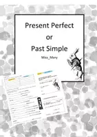Vorschau - Arbeitsblätter - Present Perfect or Past Simple- zweifach differenziert - Deckblatt