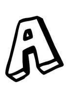 Vorschau - Mal- und Bastelvorlagen - Buchstaben - Alphabet - Ausmalen in der Grundschule - Seite 2