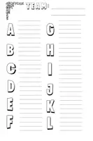 Vorschau - Arbeitsblätter - ABC Poster zum Befüllen mit englischen Wörtern - Deckblatt