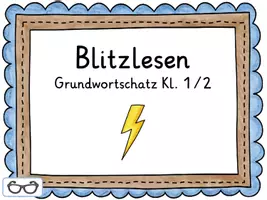 Vorschau - Fördermaterial/Inklusion - Blitzlesen Grundwortschatz Klasse 1/2 Lesetraining digital - Seite 2