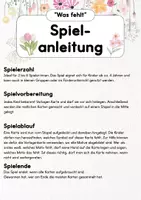 Vorschau - Spiele - "Was fehlt" Frühling | Reaktionsspiel - Seite 1