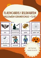 Vorschau - Bildkarten - 30 Flashcards: Halloween (Herbst) – Englisch Grundschule, Klasse 5/6 - Deckblatt