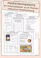 Vorschau - Stundenentwürfe - Medienkompetenz / Medienbildung / Medien - AB´s, Tafelmaterial und Handreichung - Deckblatt