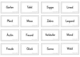 Vorschau - Spiele - Wortarten erkennen: Nomen, Verb & Adjektiv (Fliegenklatschspiel) - Seite 3