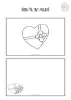 Vorschau - Arbeitsblätter - Valentinstag - Süße Grüße - Kartenwerkstatt - Seite 3