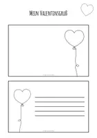 Vorschau - Arbeitsblätter - Valentinstag - Klassische Motive - Kartenwerkstatt - Seite 2