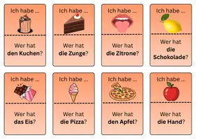 Vorschau - Stationenlernen - Unsere Sinne_Spiel: Wer hat? - Ich habe! Version rot - Seite 2