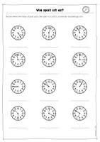 Vorschau - Arbeitsblätter - Die Uhr - Zeitspannen Arbeitsblätterpaket (inkl. Lösungen) - Seite 3