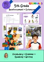 Vista previa - Unidades / Secuencias / Situaciones de Aprendizaje - Grammar 5 (Unit 4: At the job fair!) Vocabulary, Grammar, Speaking & Writing - Portada