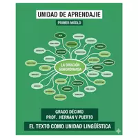 Vista previa - Unidades / Secuencias / Situaciones de Aprendizaje - 10M1SEM7 - La oración subordinada - Portada