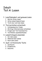 Vorschau - Stundenentwürfe - Deutsch Komplettpaket Klasse 3+4 + Arbeit - Seite 1