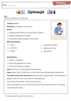 Vorschau - Arbeitsblätter - My dream job - ideal für Klasse 9: MY FUTURE - HOW TO APPLY FOR A JOB (inklusive Lösungsbeispiel und Vokabeln "Job titles" - auch geeignet als Vertretungsstunde) - Seite 2