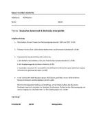 Vorschau - Test - Klausur + Erwartungsbild: Deutsches Kaiserreich & Innenpolitik Bismarcks - Seite 1