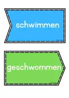 Vorschau - Präsentationen/Tafelbilder - Präsens zum Perfekt Tafelmaterial/DaZ&DaF/ A1-A2 - Seite 3