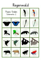Vorschau - Spiele - Paare finden Regenwald - 4fach differenziert - Seite 3
