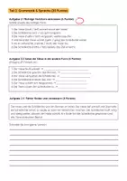 Vorschau - Arbeitsblätter - Klassenarbeit Deutsch Klasse 6 Fabeln lesen, schreiben & analysieren - Seite 3