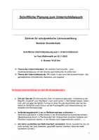 Vorschau - Stundenentwürfe - SchriftlichePlanung UB Mathe Formen Paulas Reise - Deckblatt