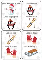 Aperçu - Jeux - J’ai … qui à … L’hiver - Page 1