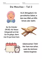 Vorschau - Mal- und Bastelvorlagen - Aufbau MOSCHEE 2 - Islamische Religionsunterricht - Seite 3