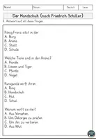 Vorschau - Arbeitsblätter - Der Handschuh (nach Friedrich Schiller) | Lesetext & Leseverstehen (Klasse 4–6) - Seite 3