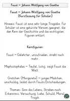 Vorschau - Arbeitsblätter - Faust I – Johann Wolfgang von Goethe | Kurzfassung & Leseverstehen - Seite 1