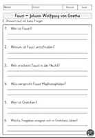 Vorschau - Arbeitsblätter - Faust I – Johann Wolfgang von Goethe | Kurzfassung & Leseverstehen - Seite 3