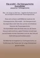 Vorschau - Bildkarten - Elija erzählt - Die Ostergeschichte - Ausmalbilder - Seite 1