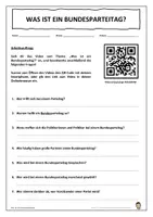 Vorschau - Unterrichtsreihen - Was ist ein Bundesparteitag - Homeschooling - Deckblatt
