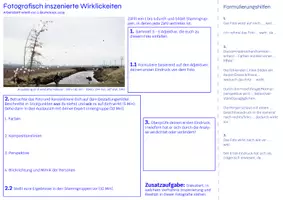 Vorschau - Arbeitsblätter - Fotoanalyse Gruppenpuzzle Inszenierte Fotografie 2 - Deckblatt