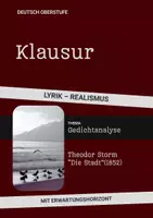 Vorschau - Test - Klausur – Lyrik des Realismus (Oberstufe): Theodor Storm „Die Stadt“ mit Erwartungshorizont - Deckblatt