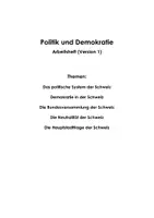 Vorschau - Unterrichtsreihen - Politik und Demokratie (Arbeitshefte) - Seite 1