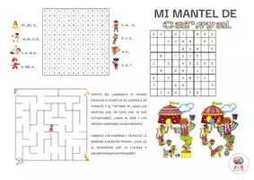 Vista previa - Juegos / Gamificación - PASATIEMPOS:PASSATEMPS CARNAVAL - página 1