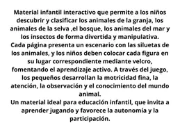Vista previa - Hojas de trabajo - ACTIVIDADES PARA TRABAJAR LOS ANIMALES - página 1