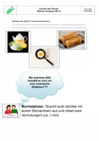 Vorschau - Arbeitsblätter - Übung: Chemische Reaktion oder physikalischer Vorgang? - Seite 2