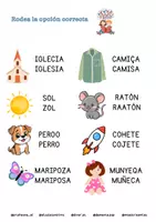 Vista previa - Hojas de trabajo - Cuaderno de dislexia - página 2