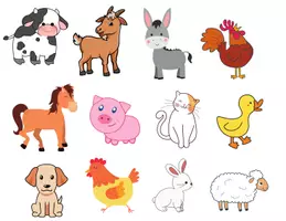 Vista previa - Hojas de trabajo - MATERIAL PER TREBALLAR ELS ANIMALS - Portada