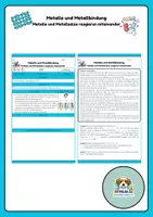 Vorschau - Arbeitsblätter - Metalle und Metallsalze reagieren miteinander - Deckblatt