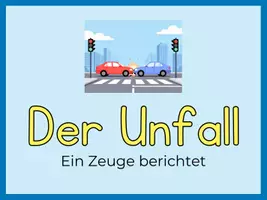 Vorschau - Arbeitsblätter - Einführung Passiv im Präteritum - "Der Unfall" - Seite 1