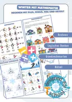 Vorschau - Spiele - Grundrechenarten Winter | Rechenrätsel & Knobelaufgaben - Deckblatt