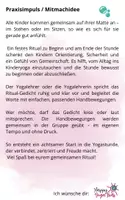 Vorschau - Lehrpläne/Lehrermaterial - Start-Ritual - Ich bin ein kleines Yogakind - Seite 1