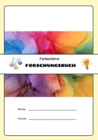 Vorschau - Arbeitsblätter - Forschungsbuch Farbenlehre - Deckblatt